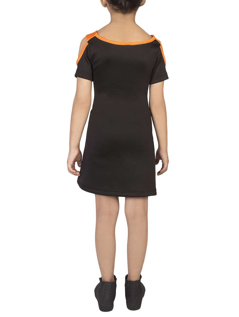 black cotton frock - 16010789 - Standard Image - 2