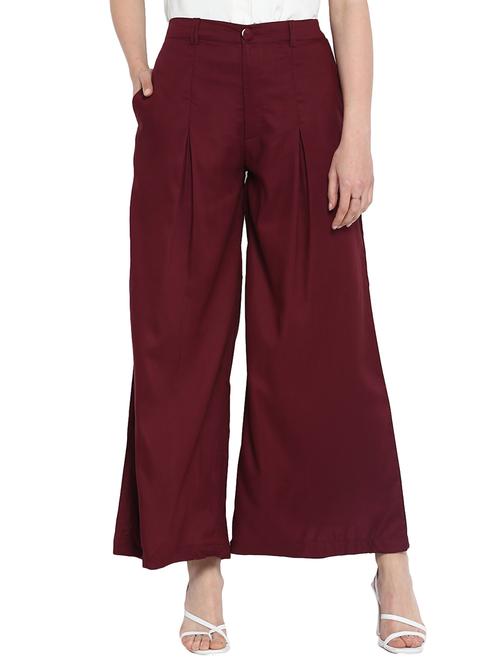 pleat detail wide leg trouser - 16012272 -  Standard Image - 0