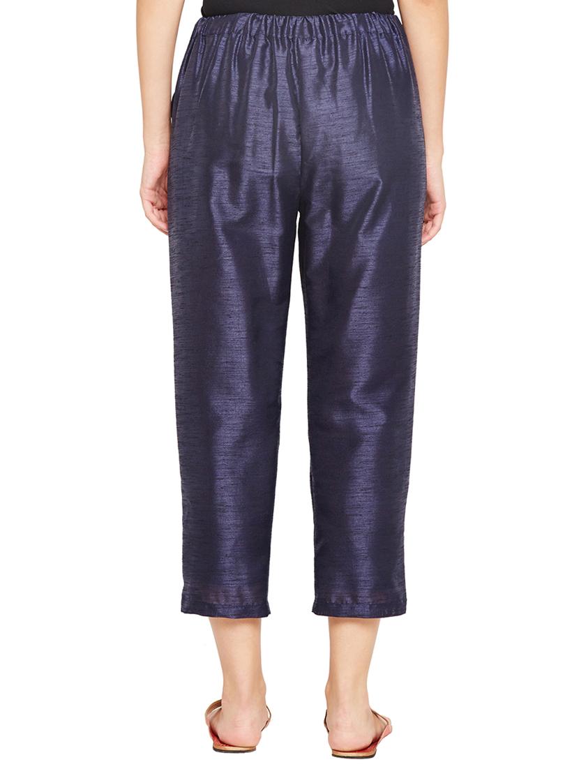 elasticated waist cropped pant - 16013821 - Standard Image - 2