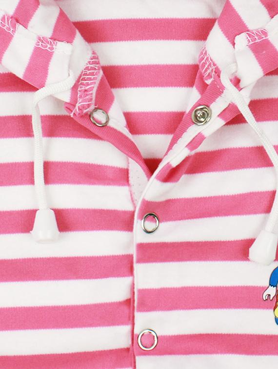 pink cotton romper - 16013966 - Standard Image - 2