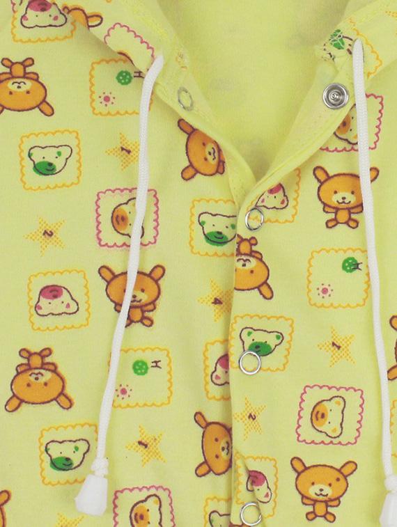 yellow cotton romper - 16013975 - Standard Image - 2