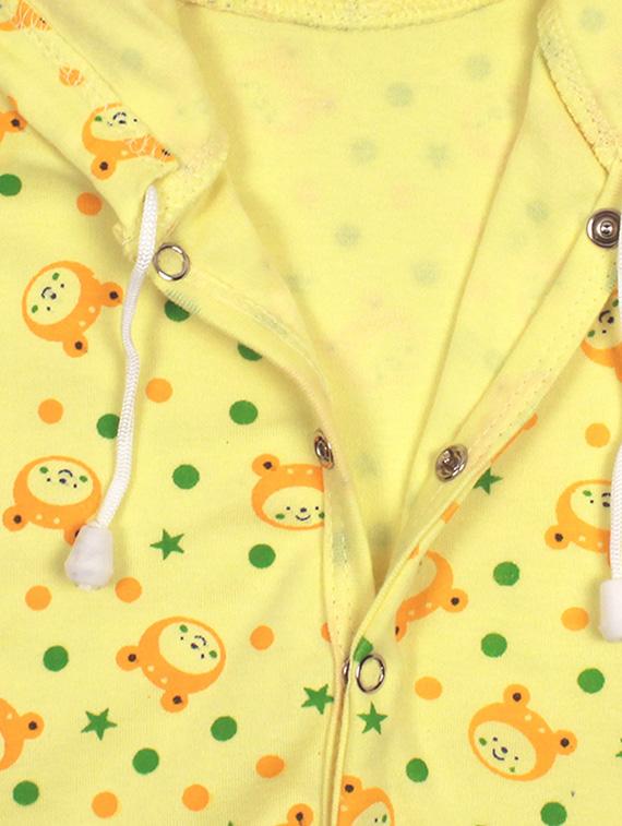 yellow cotton romper - 16013986 - Standard Image - 2