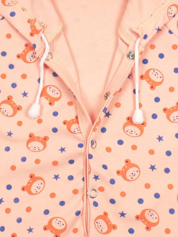 orange cotton romper - 16013987 - Standard Image - 2