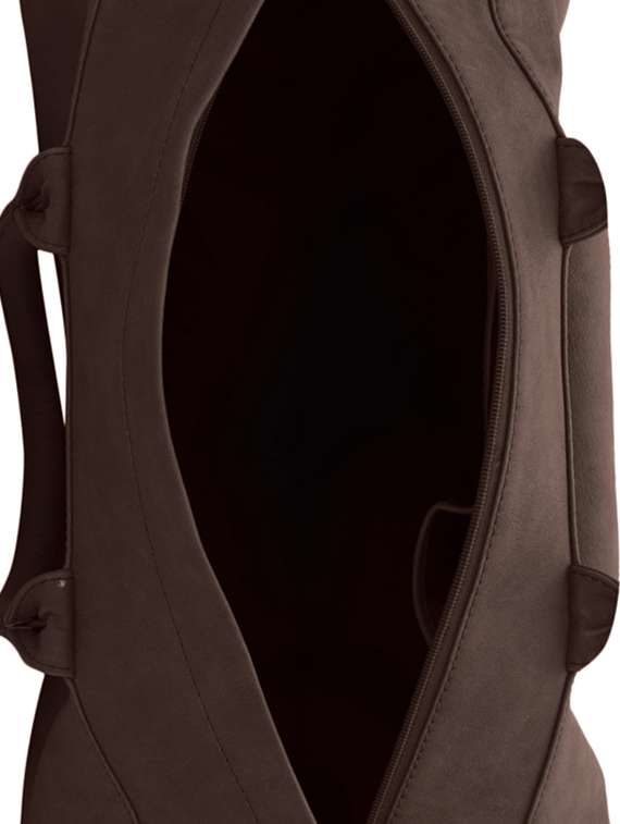 brown leatherette (pu) dufflebag - 16017933 -  Standard Image - 2
