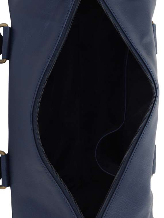 blue leatherette (pu) dufflebag - 16017937 -  Standard Image - 2