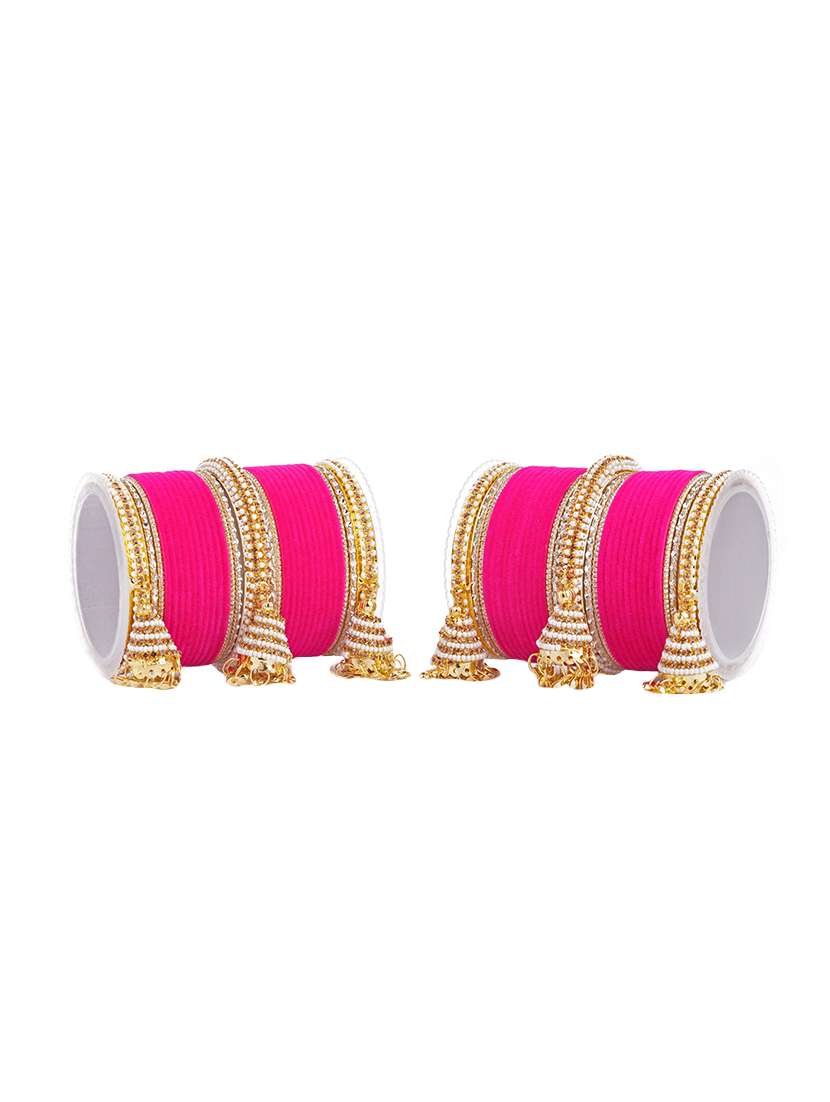 pink metal bangle