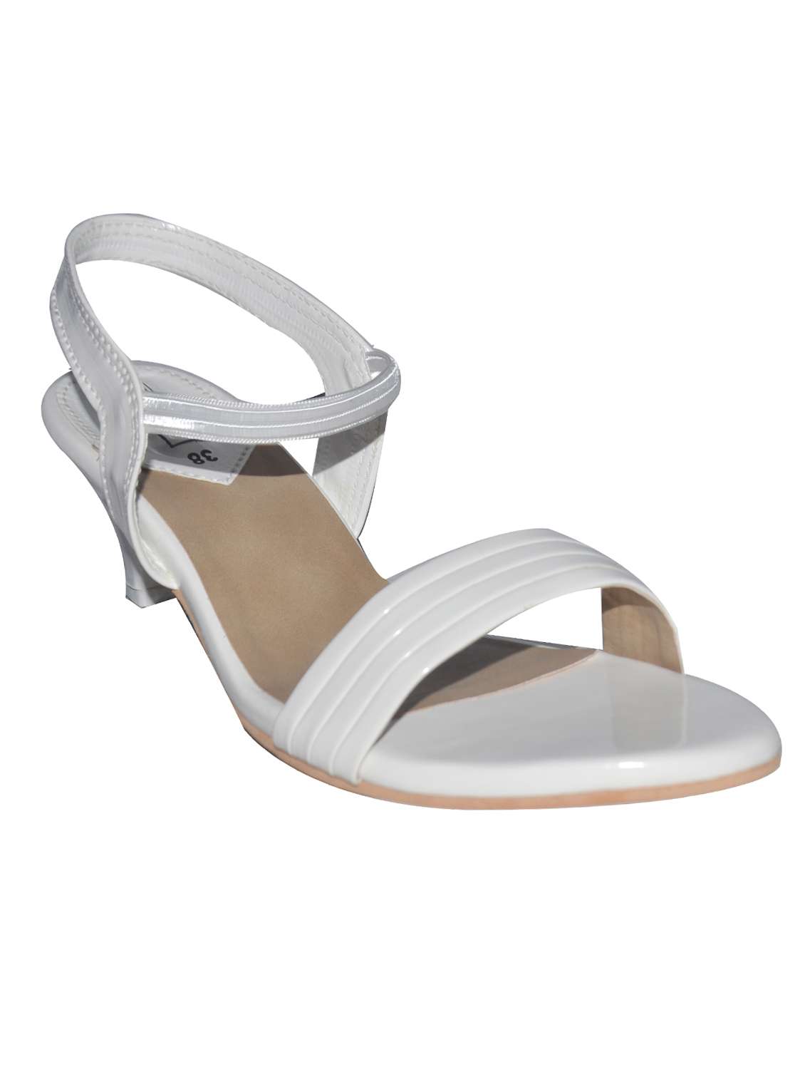 white back strap sandals
