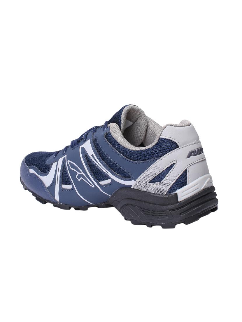 blue leatherette sport shoes - 16029459 - Standard Image - 2