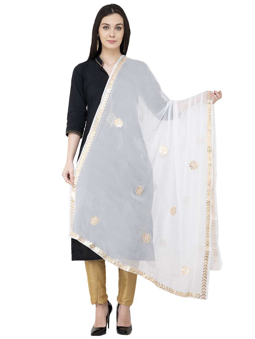 kota doria gota work dupatta