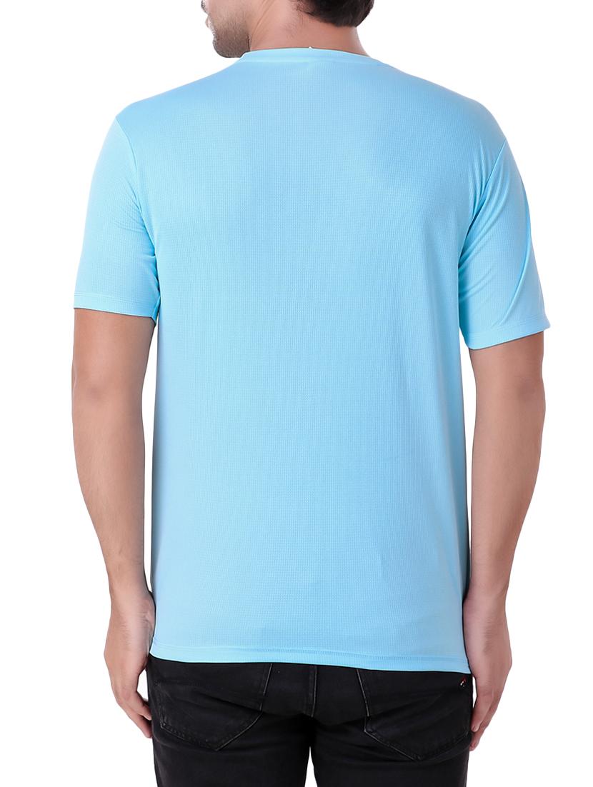 blue polyester tshirt - 16039869 - Standard Image - 2