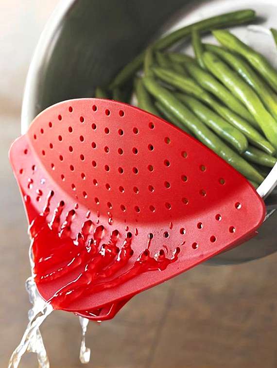 classic red liquid clip & drain