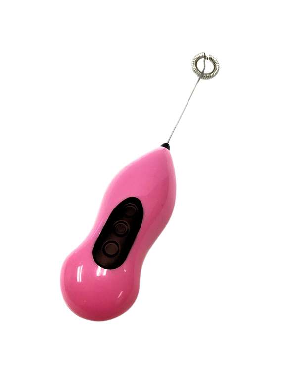 milk & coffee frother cum beater - pink