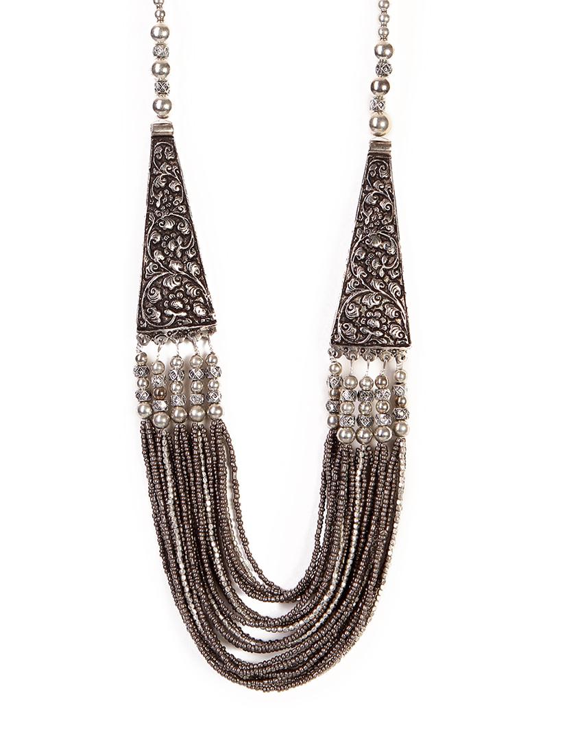  women ethnic daily wear designer necklace - 16053479 -  Zoom Image - 0