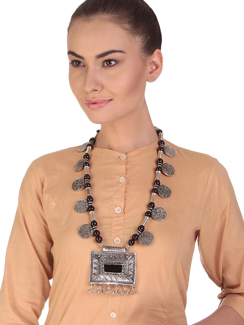 women ethnic daily wear designer necklace - 16053480 - Standard Image - 2