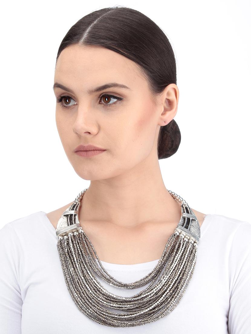 women ethnic daily wear designer necklace - 16053496 - Standard Image - 2