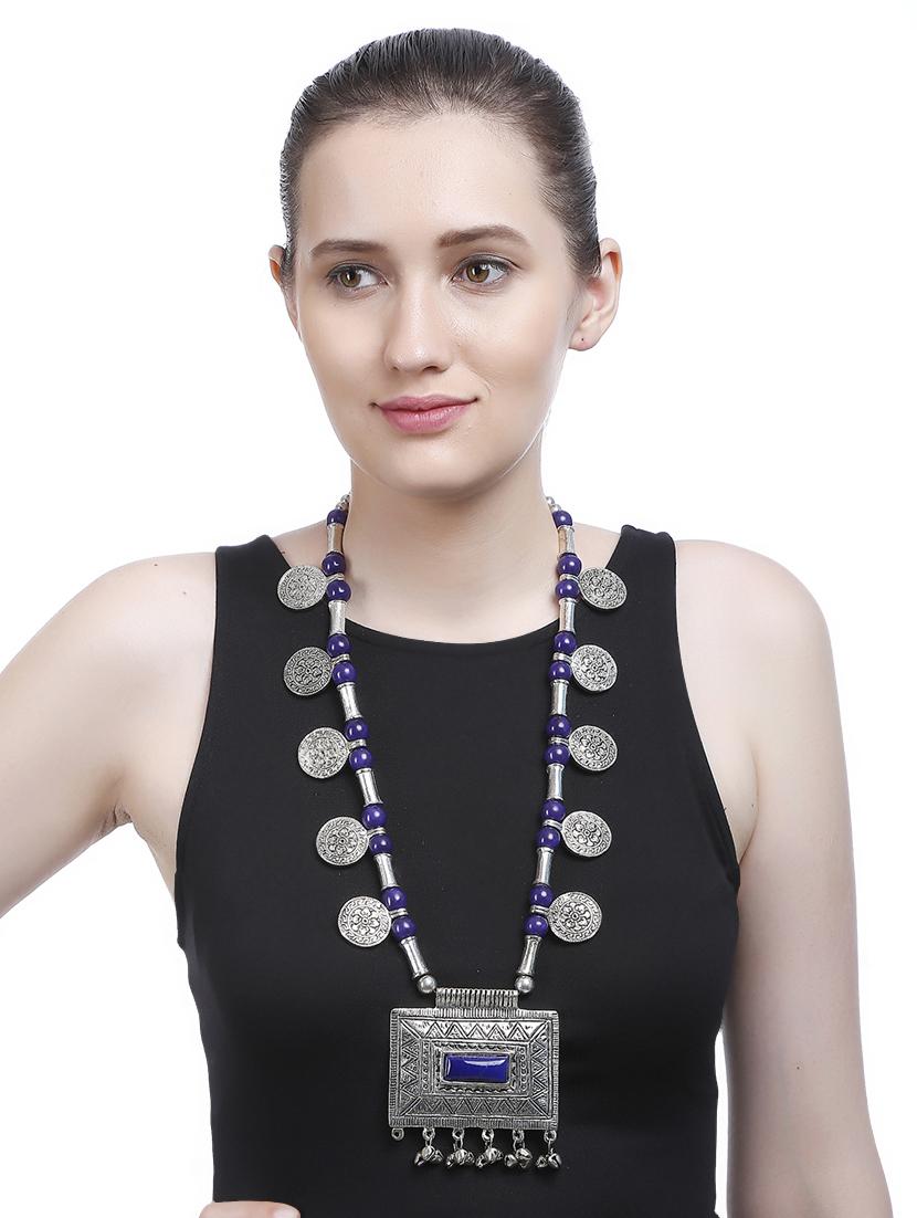 women ethnic daily wear designer necklace - 16053499 - Standard Image - 2