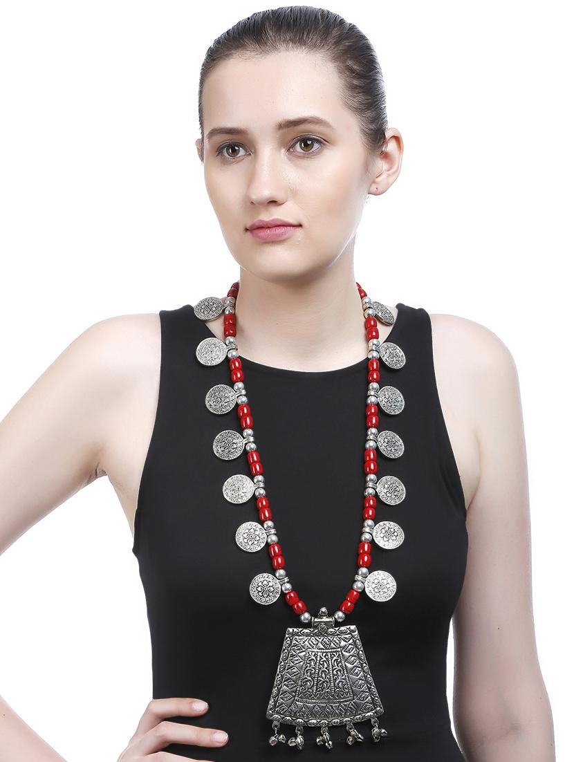 women ethnic daily wear designer necklace - 16053505 - Standard Image - 2
