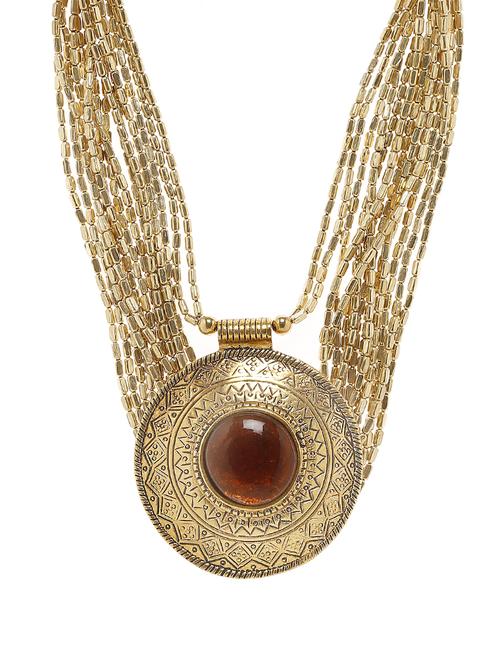 women ethnic daily wear designer necklace - 16053506 - Standard Image - 0