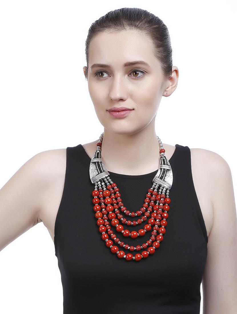 women ethnic daily wear designer necklace - 16053511 - Standard Image - 2