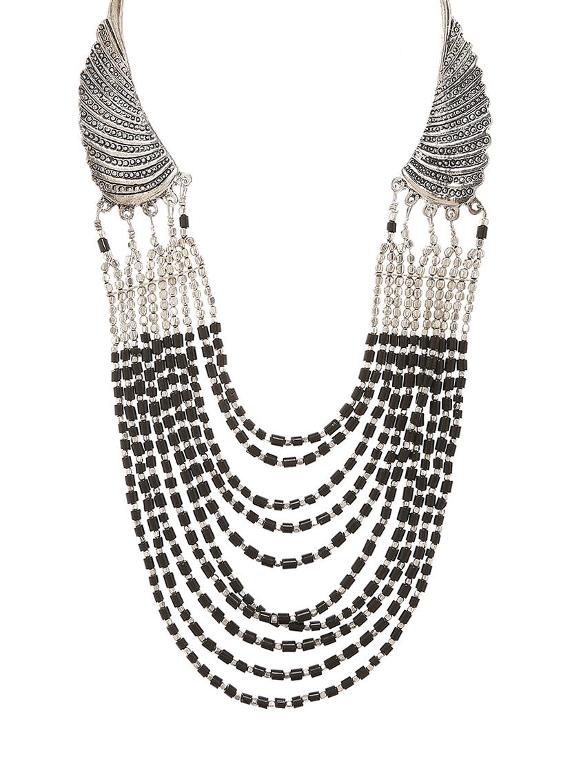 women ethnic daily wear designer necklace - 16053515 - Zoom Image - 0