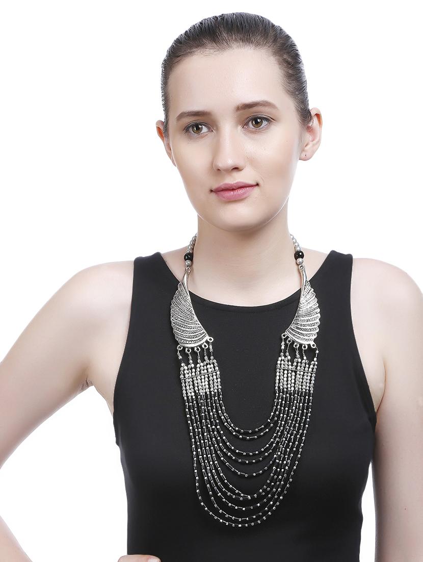 women ethnic daily wear designer necklace - 16053515 - Standard Image - 2