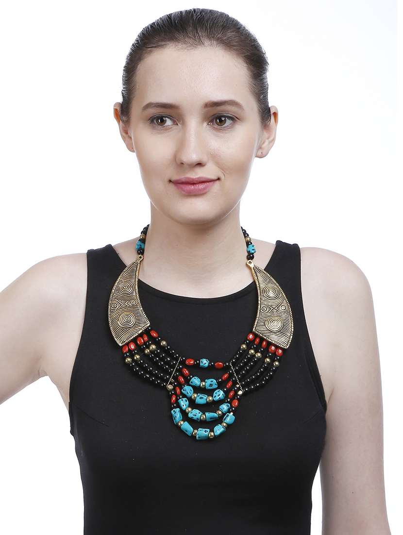  women ethnic daily wear designer necklace - 16053533 -  Standard Image - 2