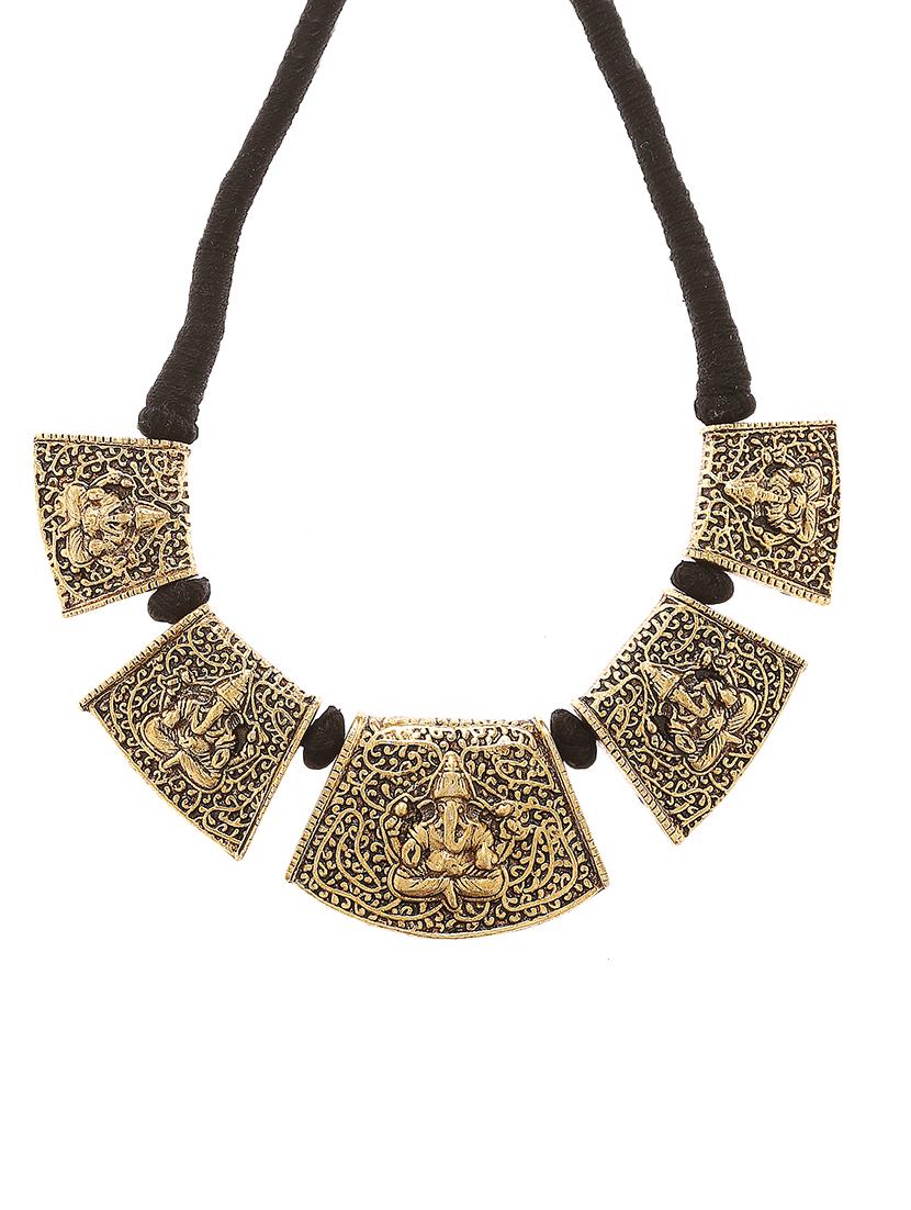women ethnic daily wear designer necklace - 16053534 - Zoom Image - 0