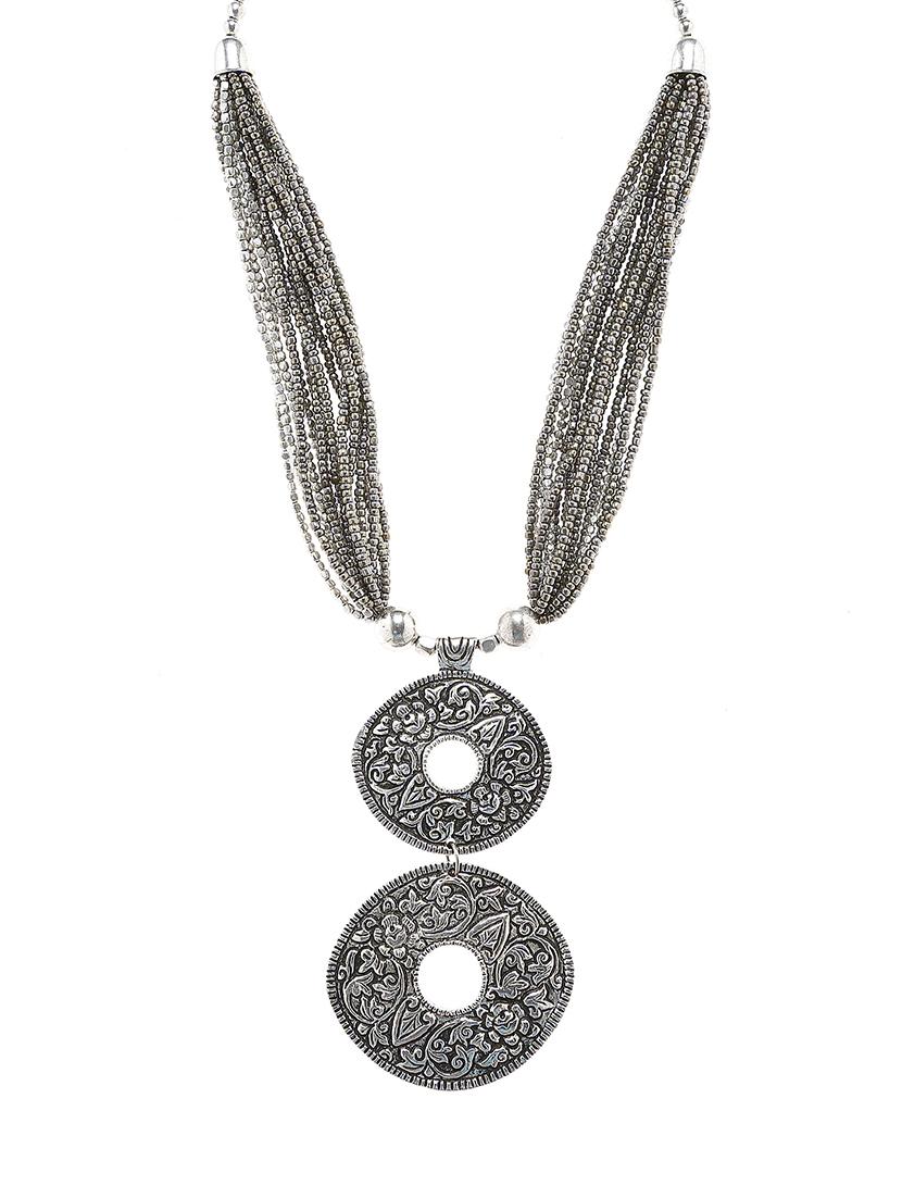  women ethnic daily wear designer necklace - 16053541 -  Zoom Image - 0