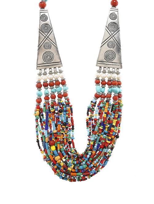 women ethnic daily wear designer necklace - 16053545 - Standard Image - 0