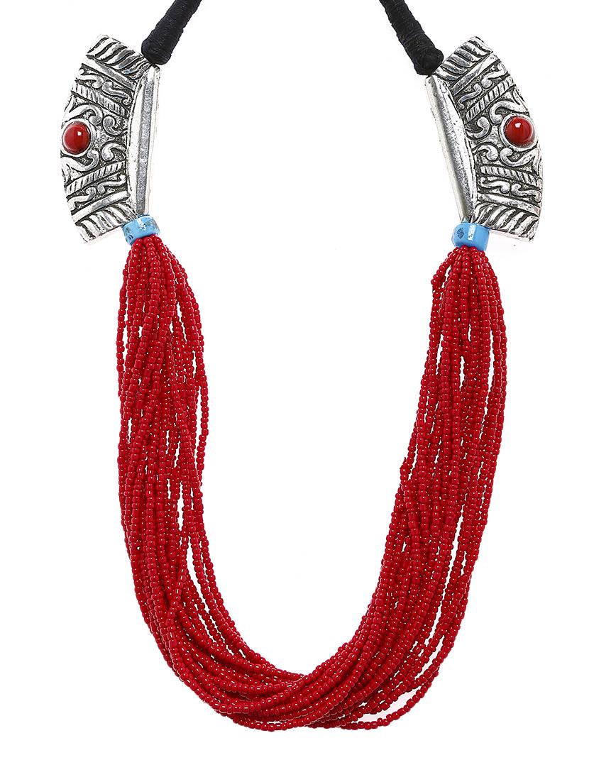  women ethnic daily wear designer necklace - 16053557 -  Zoom Image - 0
