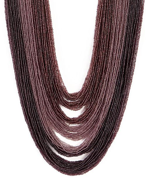  women ethnic daily wear designer beaded necklace - 16053563 -  Standard Image - 0