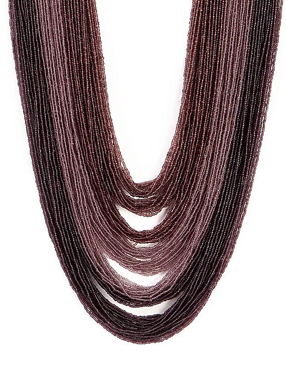  women ethnic daily wear designer beaded necklace - 16053563 -  Zoom Image - 0