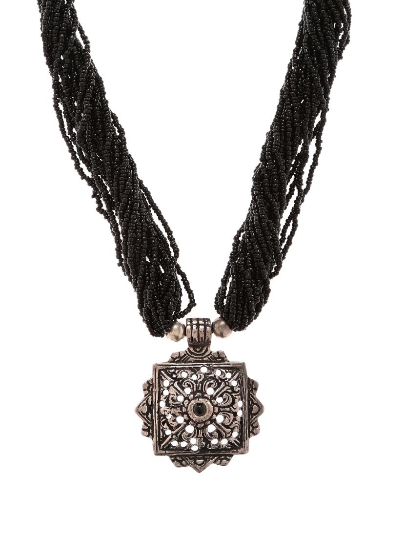 women ethnic daily wear designer beaded necklace - 16053569 - Zoom Image - 0