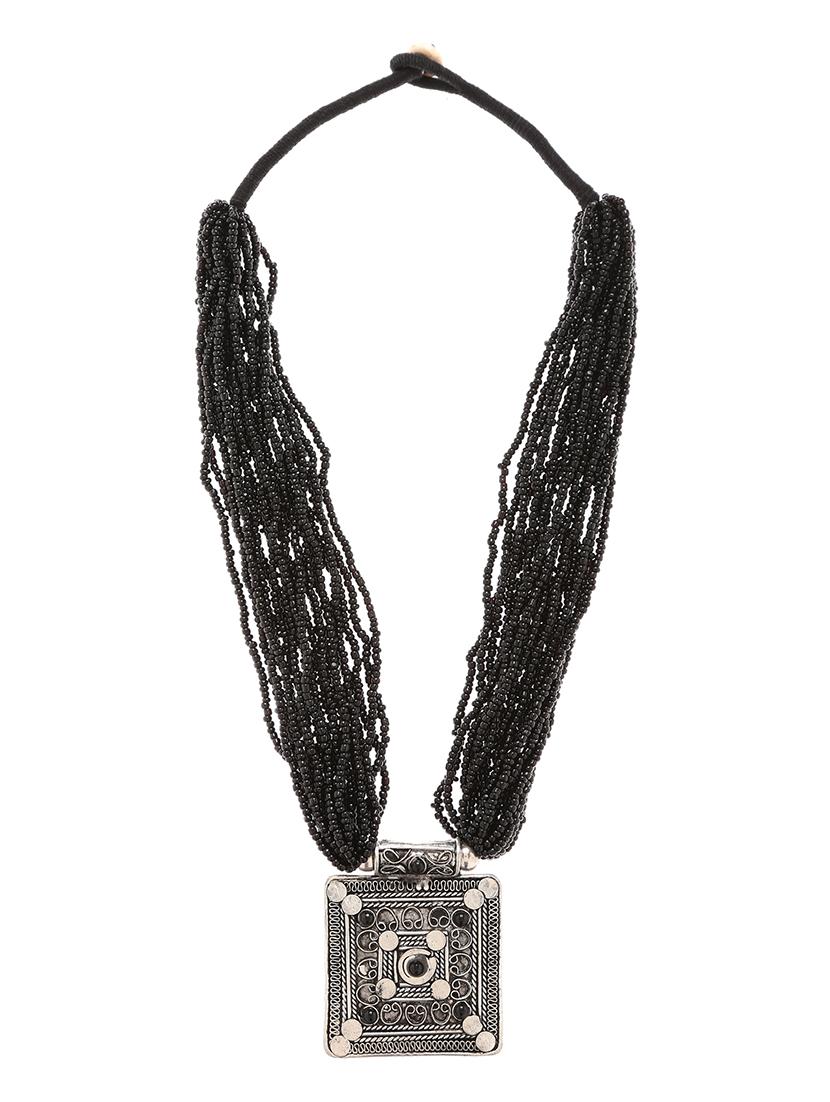 women ethnic daily wear designer beaded necklace - 16053570 - Standard Image - 2
