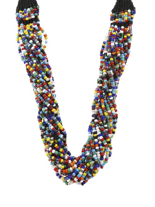 women ethnic daily wear designer beaded necklace - 16053592 - Standard Image - 0
