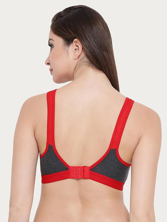 color block nonpadded t-shirt bra - 16054886 - Standard Image - 2