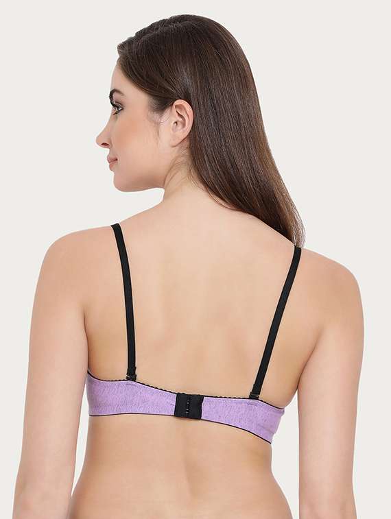 purple solid push up bra - 16055149 -  Standard Image - 2
