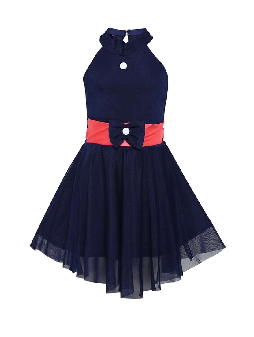 blue nylon frock
