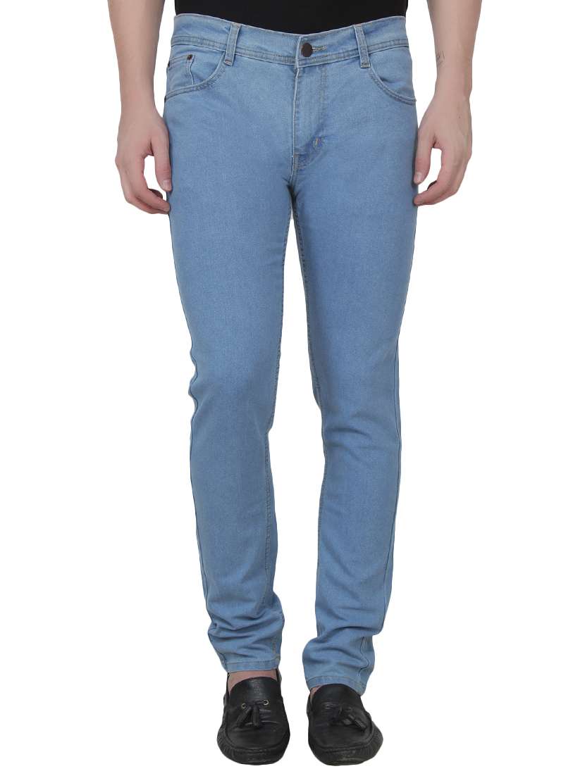 mens slim fit plain jeans