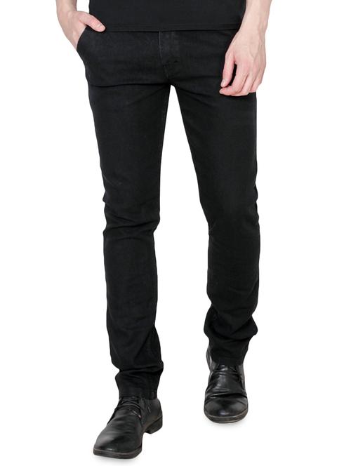 mens slim fit plain jeans - 16074021 - Standard Image - 0