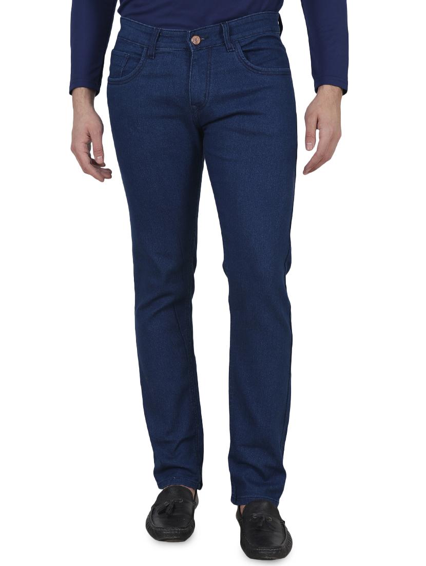 mens slim fit plain jeans - 16074028 - Zoom Image - 0