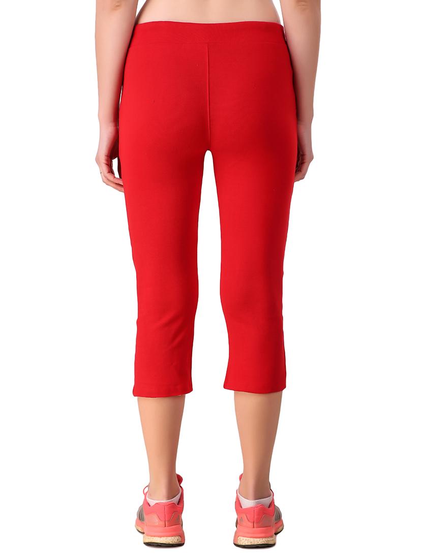drawstring waist sports capri - 16078688 - Standard Image - 2