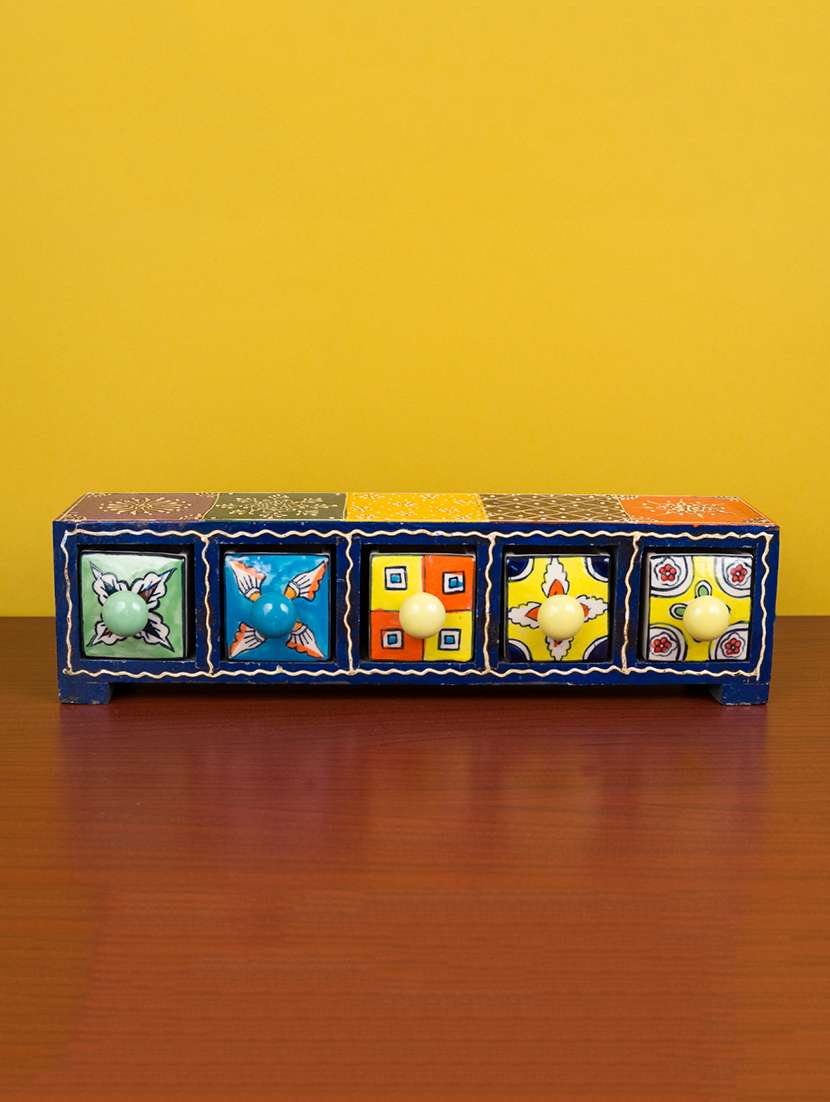 multicolored drawers