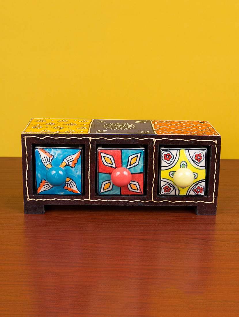 multicolored drawers