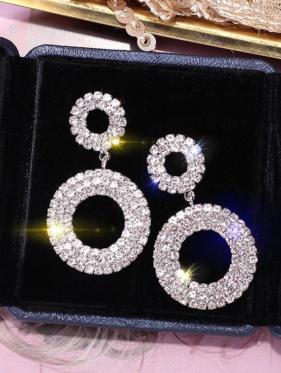 gold drop earring - 16091511 - Standard Image - 2