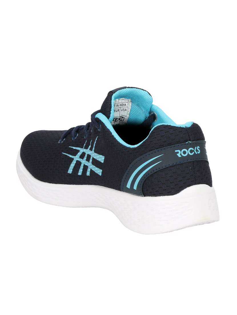 navy lace-up sports shoes - 16092028 - Standard Image - 2
