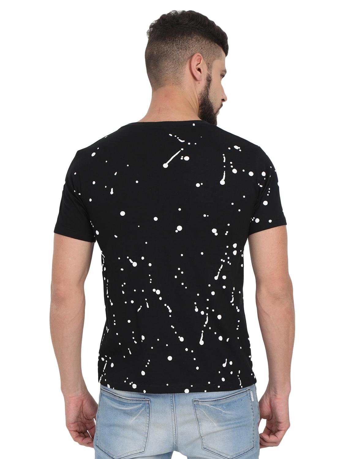 black all over print t-shirt - 16094332 - Standard Image - 2