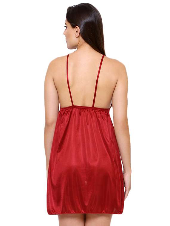 lace detail nightwear set - 16104440 - Standard Image - 2