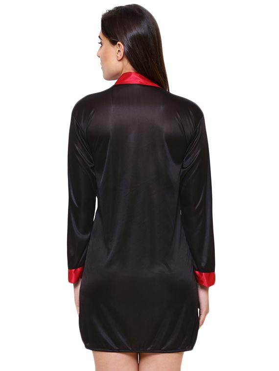 sleepwear robe and bikini set - 16104452 - Standard Image - 2