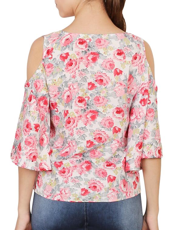 women's a line round neck top - 16106112 - Standard Image - 2